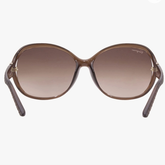 NWT$285 Salvatore Ferragamo SF770SA 213  Brown Gradient 61mm-15-135 Sunglasses - Picture 5 of 16